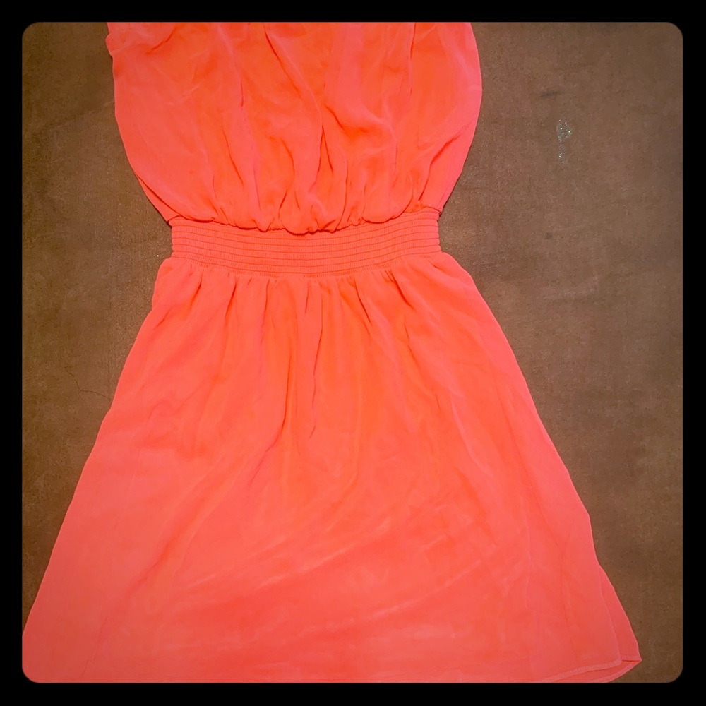 Cute pink mini dress